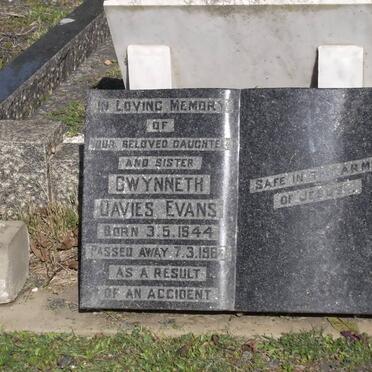 EVANS Gwynneth Davies 1944-1966