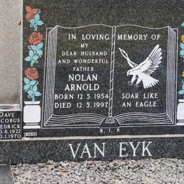 EYK Nolan Arnold, van 1954-1997 :: EYK Dave Jacobus Frederick, van 1922-1970
