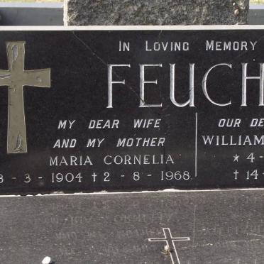 FEUCHT William Ferdinand 1894-1983 &amp; Maria Cornelia 1904-1968