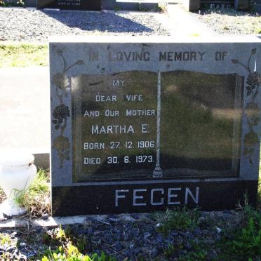 FEGEN Martha E. 1906-1973
