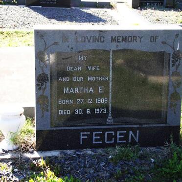 FEGEN Martha E. 1906-1973