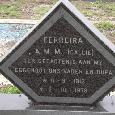 FERREIRA A.M.M. 1913-1978