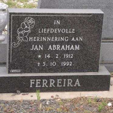 FERREIRA Jan Abraham 1912-1992