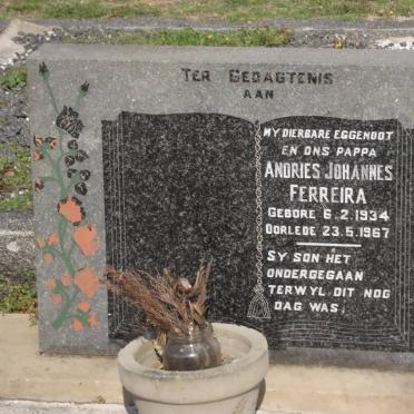 FERREIRA Andries Johannes 1934-1967