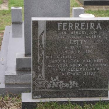FERREIRA G.E.D. 1903-1990