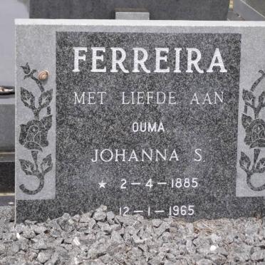 FERREIRA Johanna S. 1885-1965