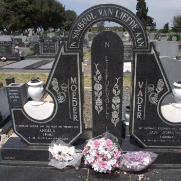 FERREIRA Jan Johannes 1925-1985 &amp; Angela 1926-2009