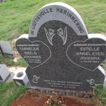 FERREIRA Cornelius Johannes 1944-2009 &amp; Estelle Johanna 1962-