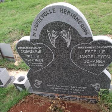 FERREIRA Cornelius Johannes 1944-2009 &amp; Estelle Johanna 1962-