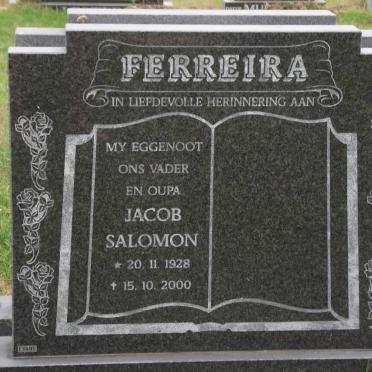 FERREIRA Jacob Salomon 1928-2000