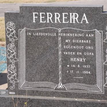 FERREIRA Henry 1933-1984