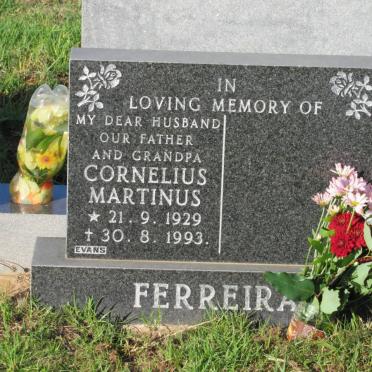 FERREIRA Cornelius Martinus 1929-1993