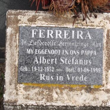 FERREIRA Albert Stefanus 1952-1999
