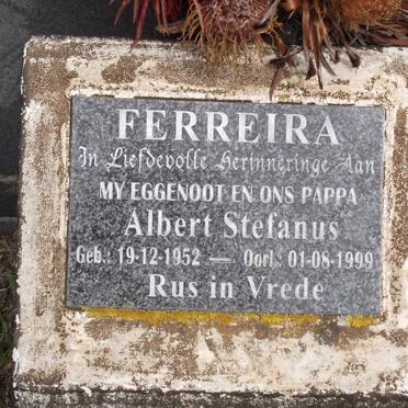 FERREIRA Albert Stefanus 1952-1999