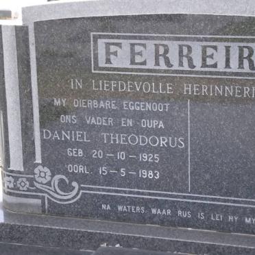 FERREIRA Daniel Theodorus 1925-1983