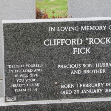FICK Clifford 1973-2003