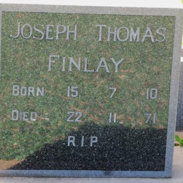 FINLAY Joseph Thomas 1910-1971