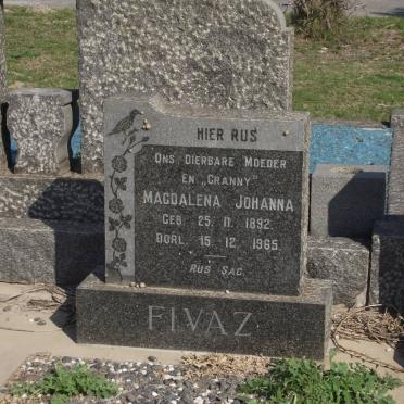 FIVAZ Magdalena Johanna 1892-1965