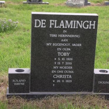 FLAMINGH Toby, de 1926-2001 &amp; Christa 1929-