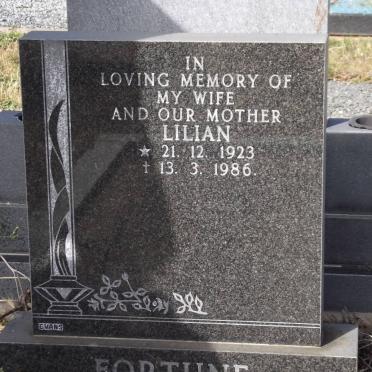 FORTUNE Lilian 1923-1986