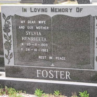 FOSTER Sylvia Henrietta 1909-1983
