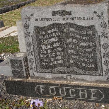 FOUCHE Paulus Johannes 1919-1964 &amp; Frederika Wilhelmina 1914-1973