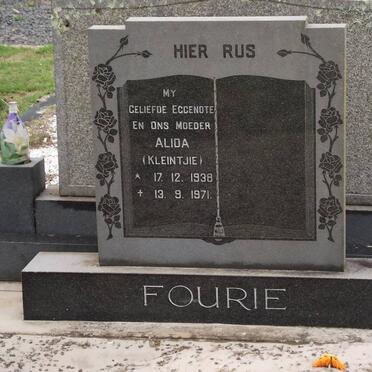 FOURIE Alida 1938-1971