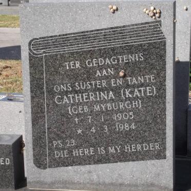 FOURIE Catherina nee MYBURGH 1905-1984