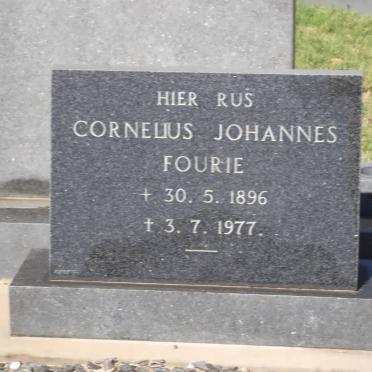 FOURIE Cornelius Johannes 1896-1977