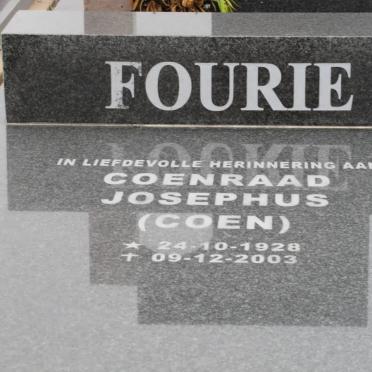 FOURIE Coenraad Josephus 1928-2003