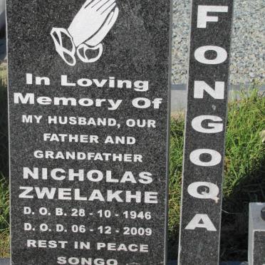 FONGOQA Nicholas Zwelakhe 1946-2009