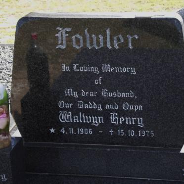 FOWLER WaLwyn Henry 1906-1975