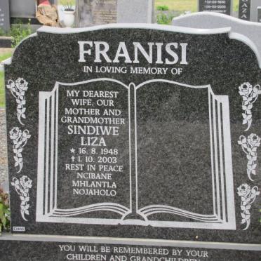FRANISI Sindiwe Liza 1948-2003