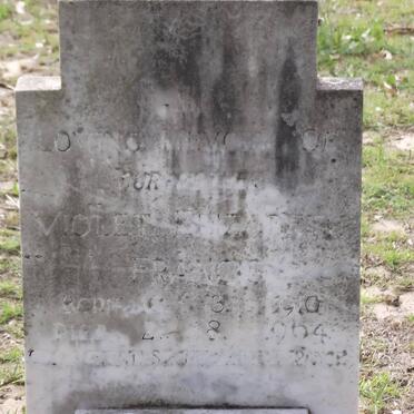 FRANCIS Violet Elizabeth 1910-1964