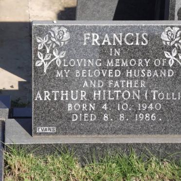 FRANCIS Arthur Hilton 1940-1986