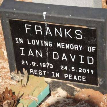 FRANKS Ian David 1973-2011