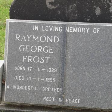 FROST Raymond George 1929-1999
