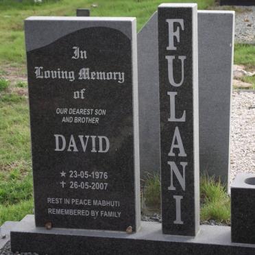 FULANI David 1976-2007