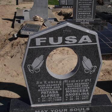 FUSA Patasa Alfred 1938-1999 &amp; Nonceba Angelina 1936-2011