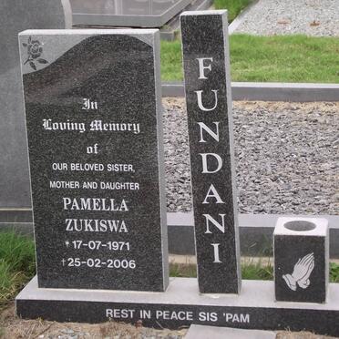 FUNDANI Pamella Zukiswa 1971-2006