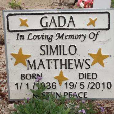 GADA Similo Matthews 1936-2010