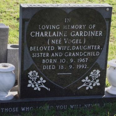 GARDINER Charlaine nee VOGEL 1967-1992
