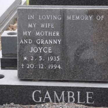 GAMBLE Joyce 1935-1994
