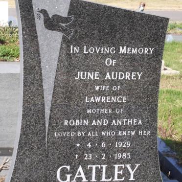 GATLEY June Audrey 1929-1985
