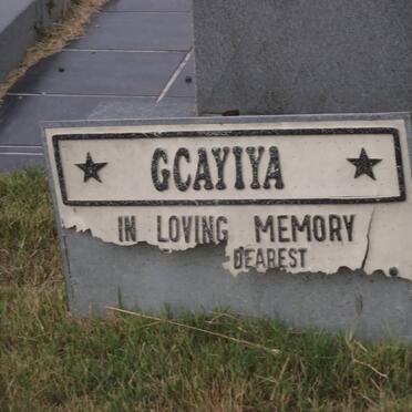 GCAYIYA Gladman Lulamile 1963-2001
