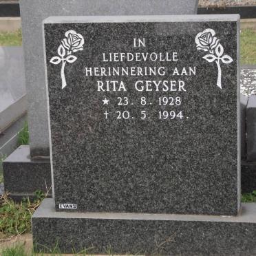 GEYSER Rita 1928-1994