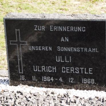 GERSTLE Ulrich 1964-1968