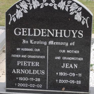 GELDENHUYS Pieter Arnoldus 1930-2002 &amp; Jean 1931-2007