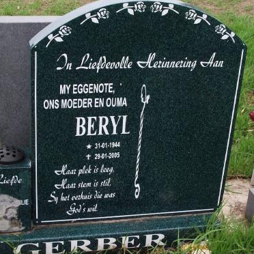 GERBER Beryl Isabel 1944-2005