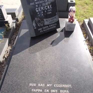 GERICKE H.J. 1919-1984 :: GERICKE Jan Gideon 1919-1995 